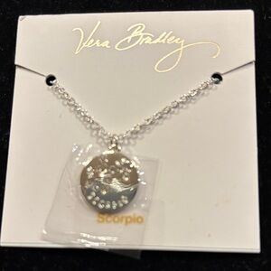 Vera Bradley Scorpio Layering Silver Zodiac Necklace